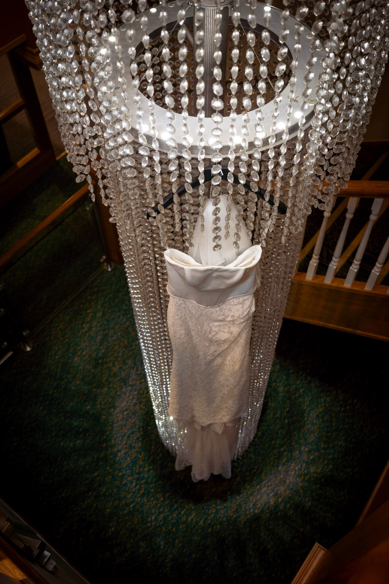 Wedding dress detail