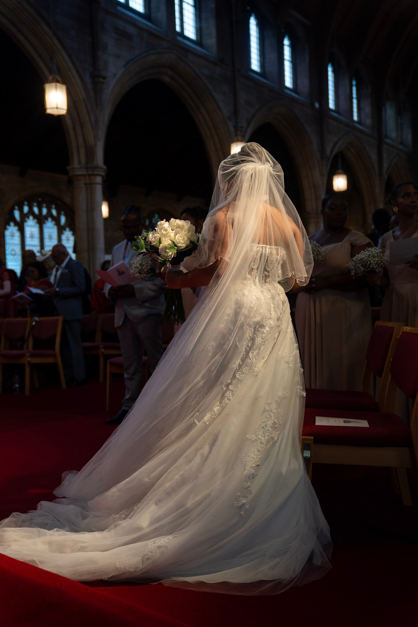 A quiet wedding moment