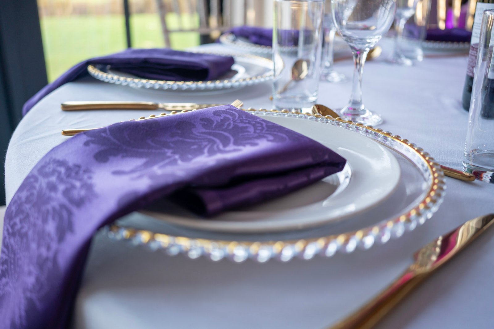 Wedding place setting
